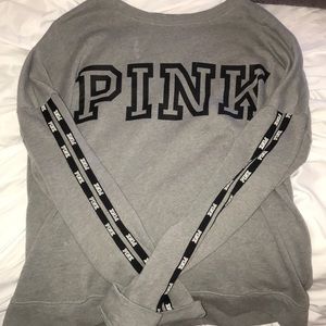 grey vs pink crew neck